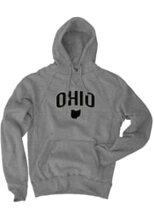 Ohio Grey State Long Sleeve Fleece Hood Sweatshirt
