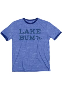 Michigan Blue Lake Bum Short Sleeve Ringer T Shirt
