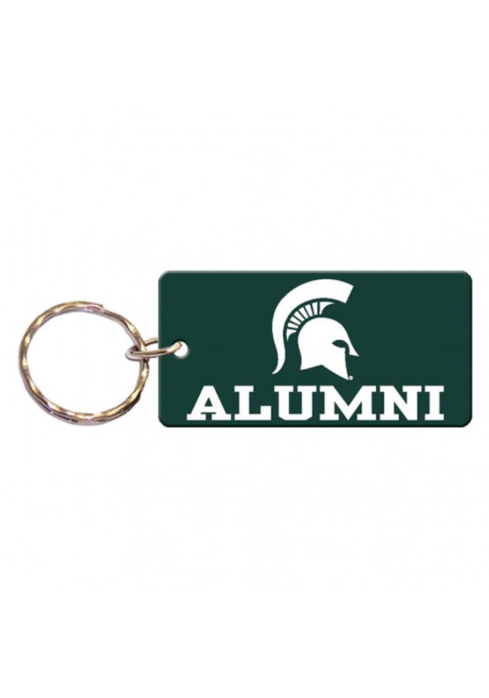 Michigan State Spartans Alumni Keychain