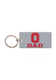 Ohio State Buckeyes Dad Keychain