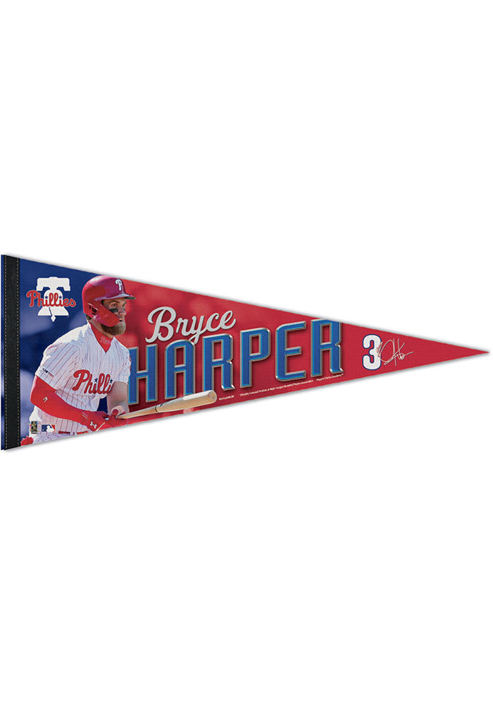 Philadelphia Phillies Bryce Harper Player 12x30 inch Premium Pennant