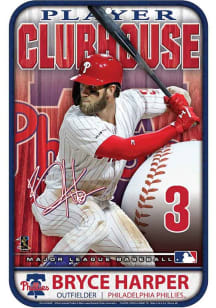 Bryce Harper Philadelphia Phillies 11x17 inch Clubhouse Sign