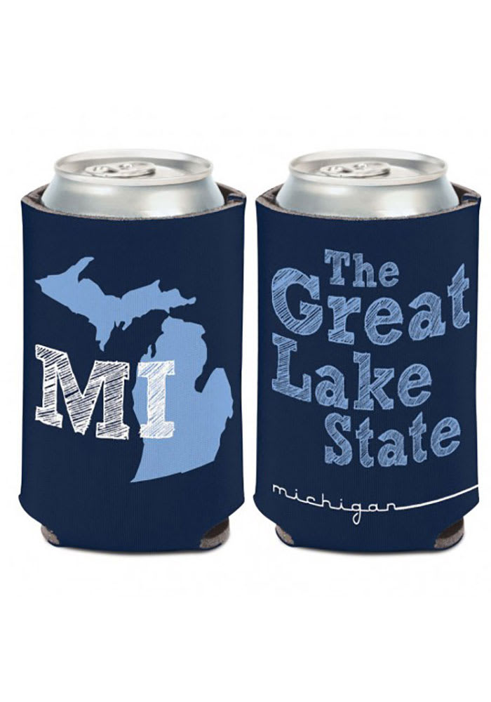 Michigan 12 oz. Can 2-sided The Great Lake State Coolie