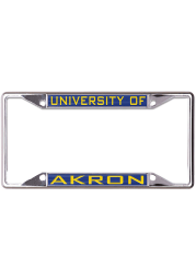 Akron Zips Metallic License Frame