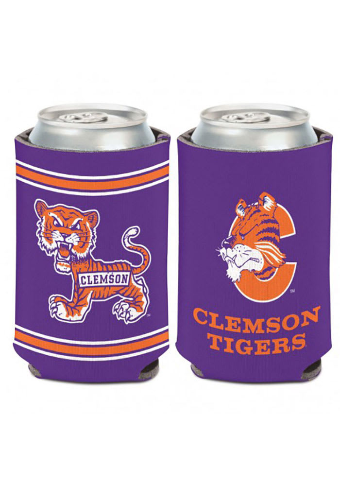 Clemson Tigers 12oz. Personalized Stainless Steel Slim Can Cooler