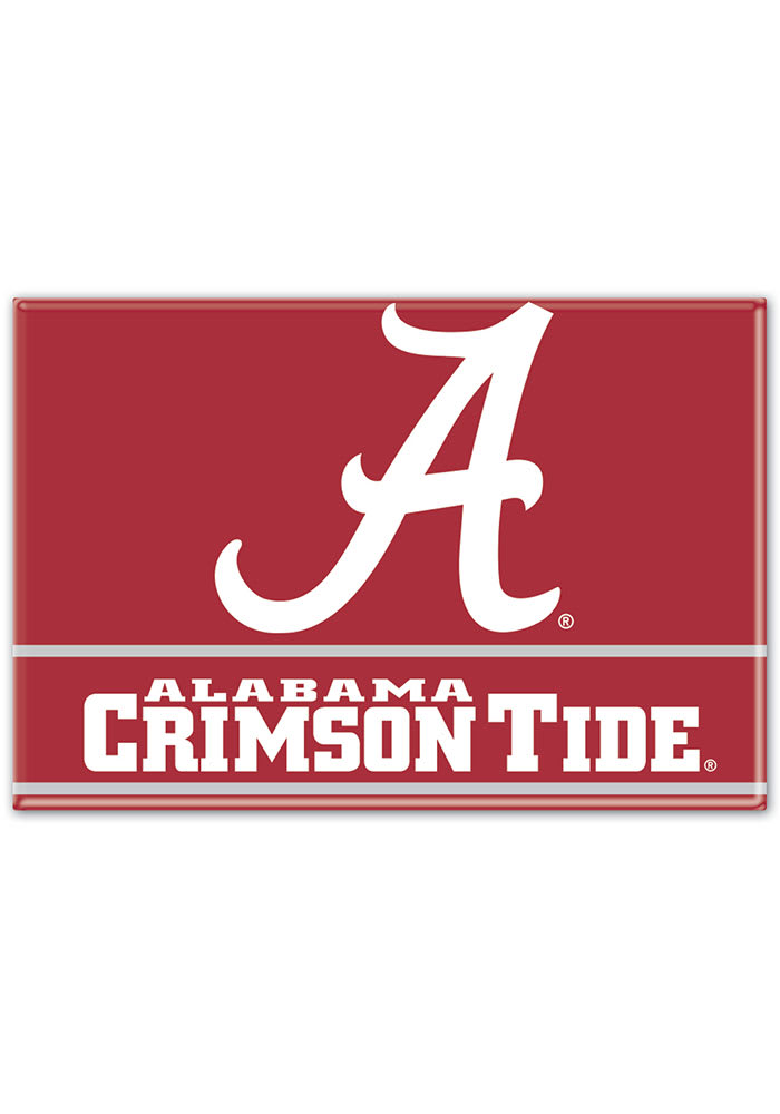Alabama Crimson Tide 2.5x3.5 Metal Magnet