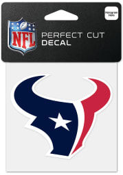 Houston Texans 4x4 inch Perfect Cut Auto Decal -