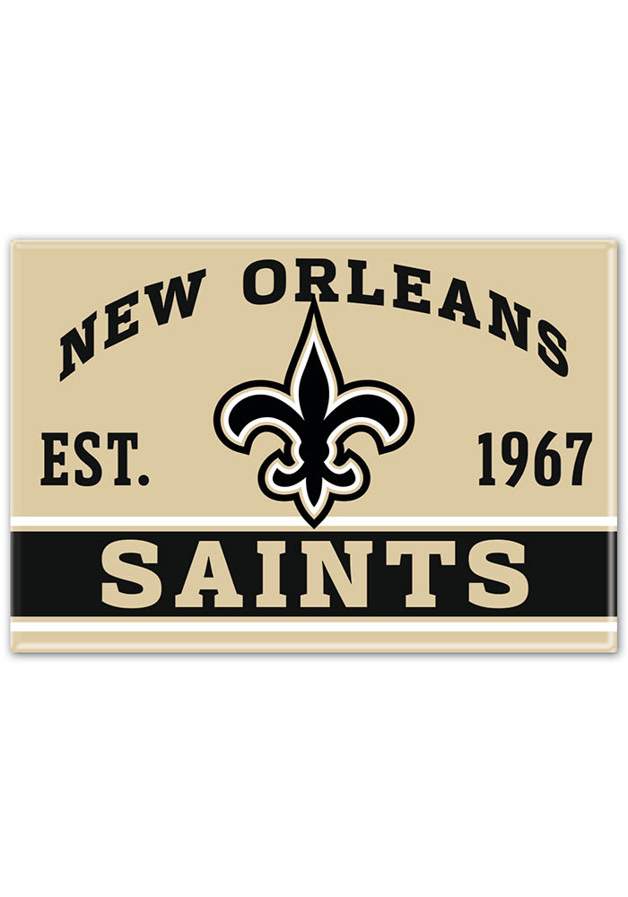 New Orleans Saints 2.5x3.5 Metal Magnet
