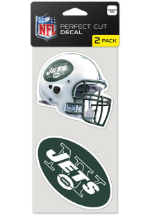 New York Jets 4x4 Perfect Cut Auto Decal - Green