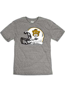 Missouri Tigers Grey Truman Football Helmet Triblend Short Sleeve Fashion T Shirt