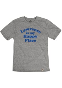 Lawrence Heather Grey Happy Place Short Sleeve T Shirt