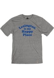 Kentucky Grey Happy Place Short Sleeve T Shirt