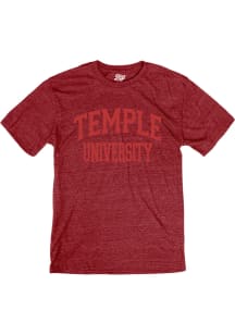 Temple Owls Cardinal Arch Team Name Short Sleeve Fashion T Shirt