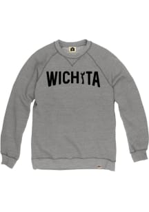 Wichita Mens Grey Arch Keeper Long Sleeve Crew Sweatshirt
