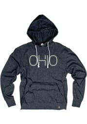 Ohio Navy Disconnected Long Sleeve T-Shirt Hood