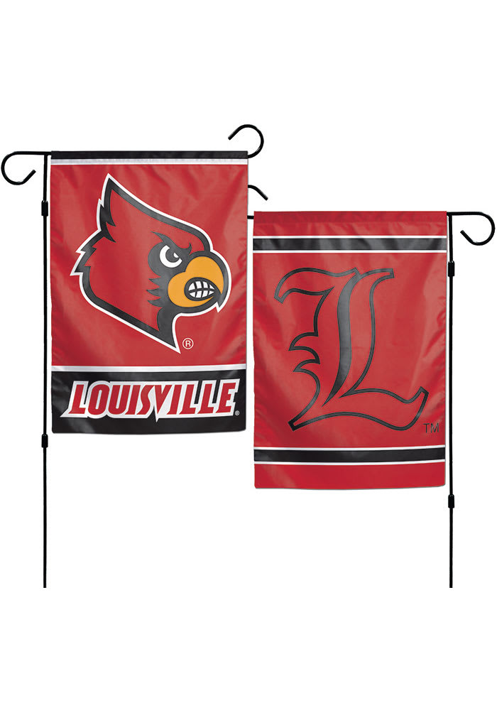 Louisville Cardinals 12x18 inch 2-Sided Garden Flag