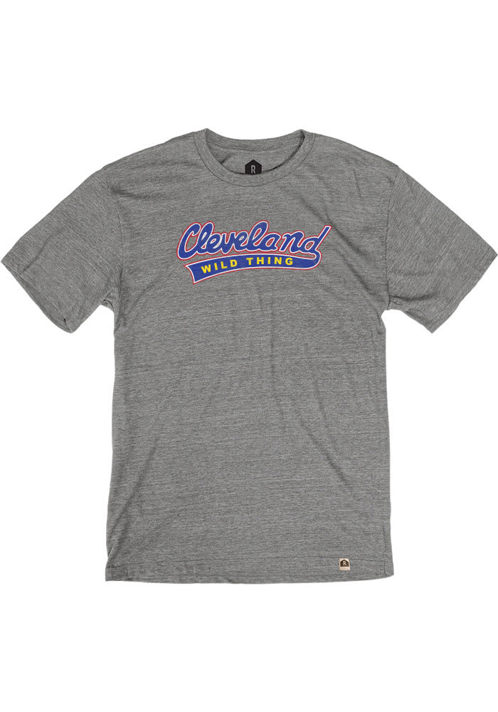 Cleveland Heather Grey Wild Thing Short Sleeve T Shirt