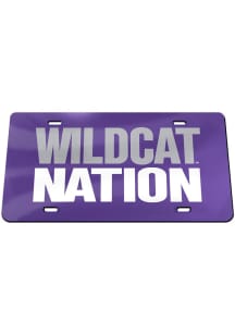 K-State Wildcats Wildcat Nation Car Accessory License Plate