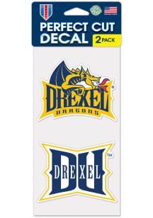 Drexel Dragons 4x4 2 Pack Auto Decal - Blue