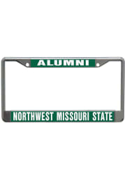 Northwest Missouri State Bearcats Green Domed Chrome License Frame