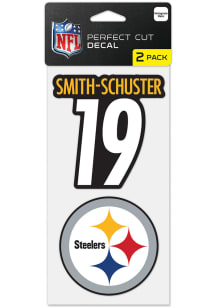 JuJu Smith-Schuster  Pittsburgh Steelers 4x8 Perfect Cut Auto Decal - Black