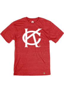 Kansas City Monarchs Red 45 Road Short Sleeve Fashion T Shirt