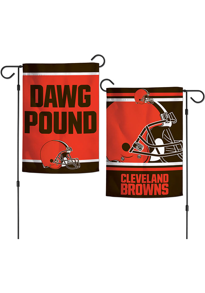 Cleveland Browns Embellished Premium 2-Sided Garden Flag Applique Outdoor Banner 