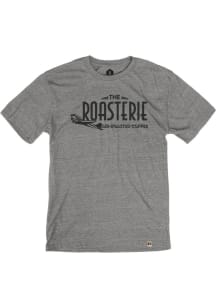 The Roasterie Heather Grey Short Sleeve T Shirt