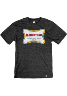 Manhattan Black Champagne Short Sleeve T Shirt