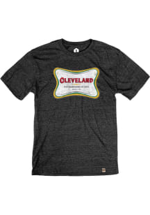 Cleveland Black Champagne Short Sleeve T Shirt