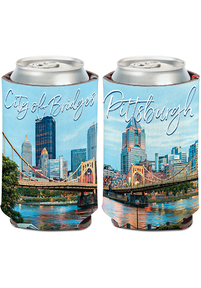 Pittsburgh 12oz River Skyline Can Cooler Coolie