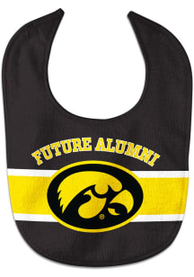 Iowa Hawkeyes  Future Alumni Baby Bib - Black