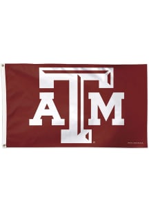 Texas A&amp;M Aggies 3x5 ft Deluxe Maroon Silk Screen Grommet Flag