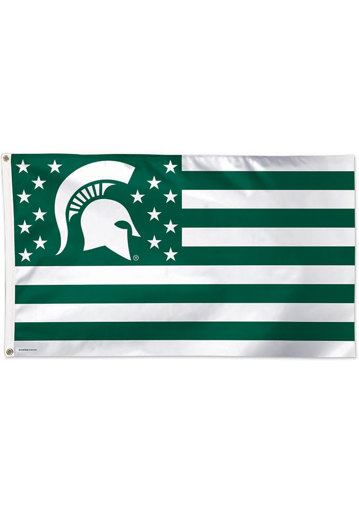 Michigan State Spartans Stars and Stripes Nation Flag College Flags & Banners Co 