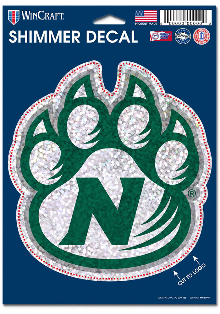 Northwest Missouri State Bearcats 5x7 Shimmer Auto Decal - Green