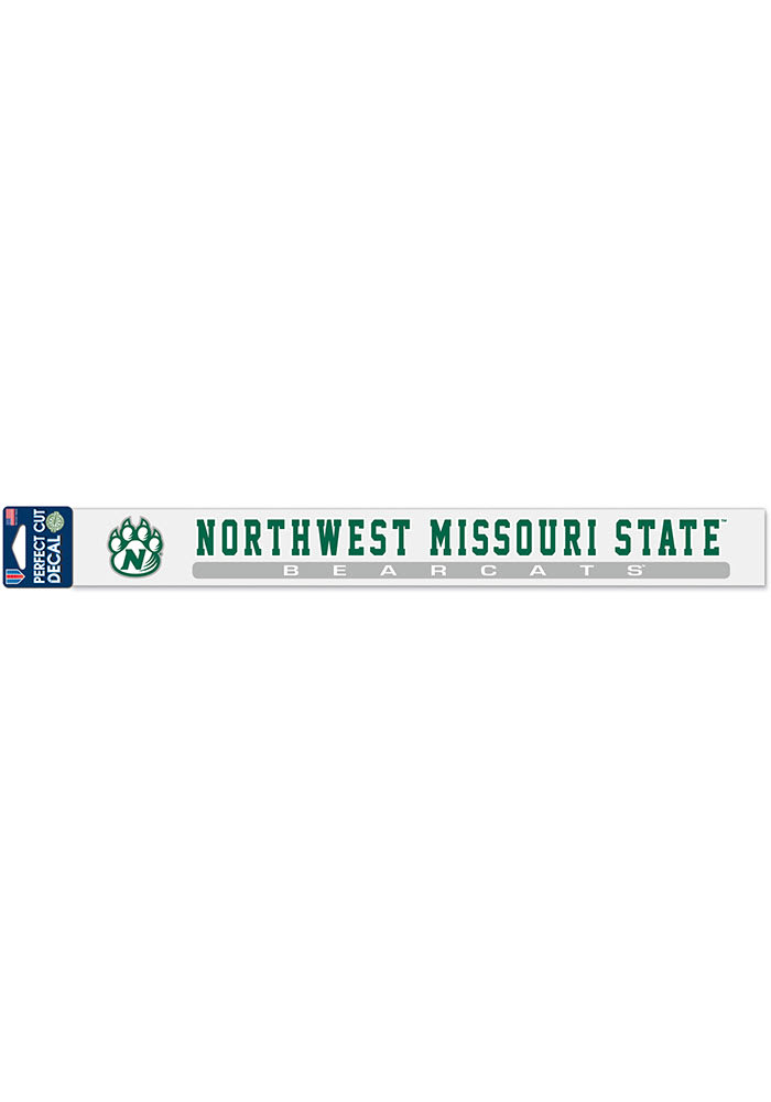 Northwest Missouri State Bearcats 2x17 Perfect Cut Auto Strip - Green