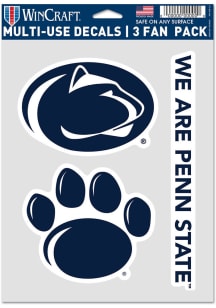 Penn State Nittany Lions Blue  Triple Pack Decal