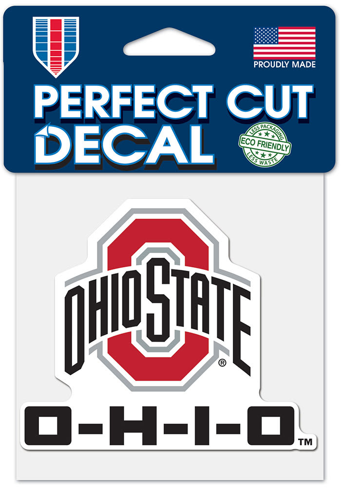Ohio State Buckeyes Auto Decals 2-Pack - 4x4 Inches Each, Officially Licensed NCAA Vinyl Stickers - View #9