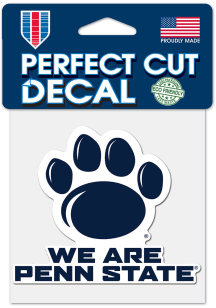 Penn State Nittany Lions Blue  4x4 Decal