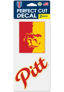 Pitt State Gorillas 4x4 2 Pack Auto Decal - Red