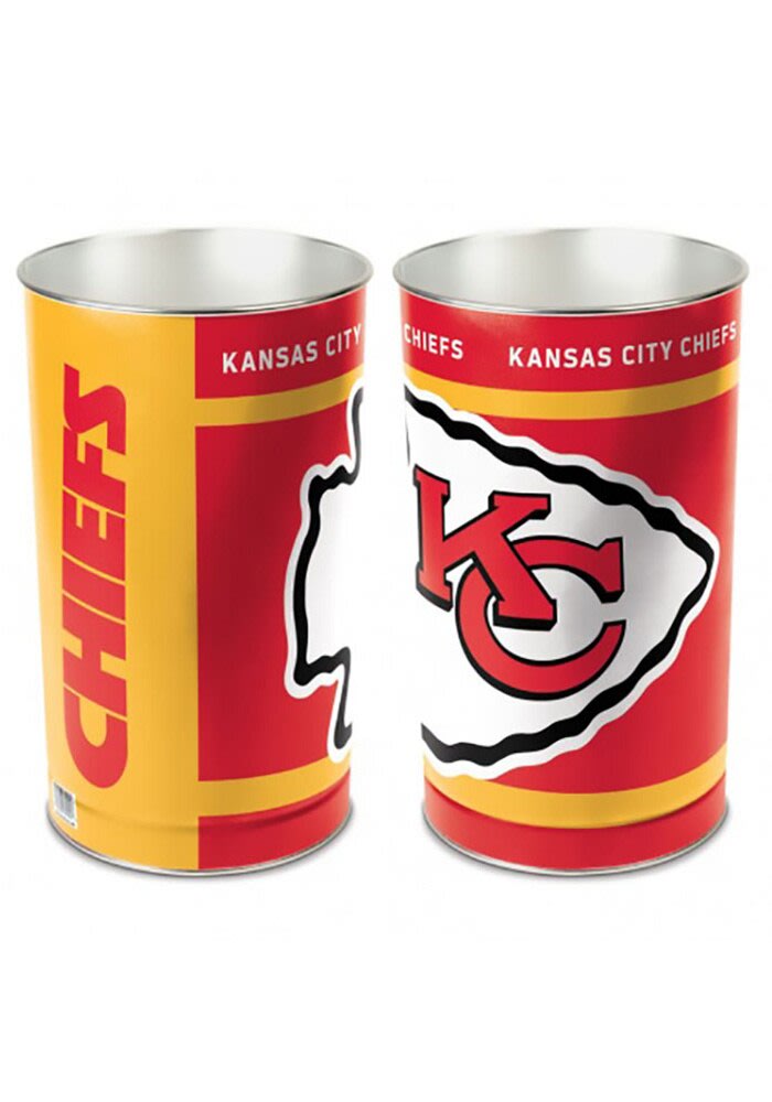 Kansas City Chiefs Home Decor Kansas City Chiefs Waste Basket Tapered