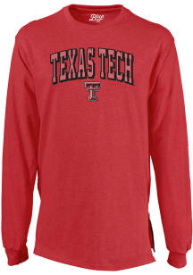 Texas Tech Red Raiders Womens Red Gocup Side Zip LS Tee