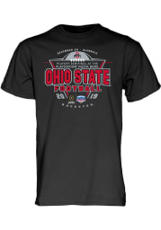 Ohio State Buckeyes Black 2019 College Football Playoff Bound Short Sleeve T Shirt