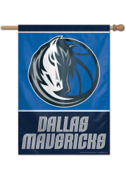 Dallas Mavericks 28x40 Red Silk Screen Sleeve Banner