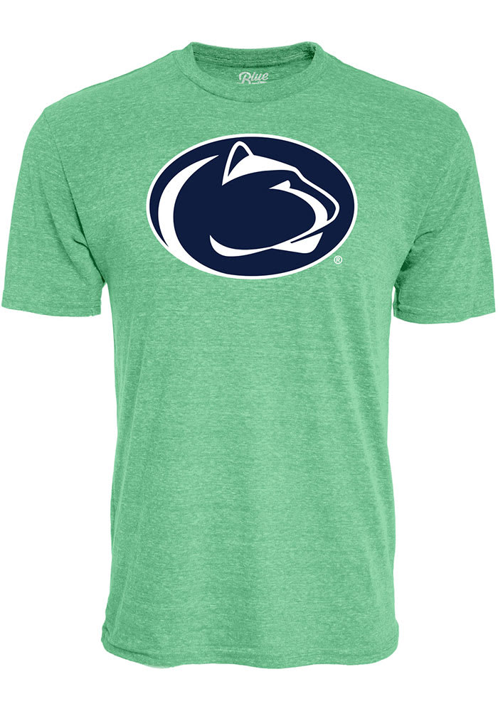 Penn State Nittany Lions Green Triblend Logo Short Sleeve T Shirt