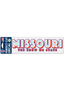 Missouri 3x10 Show Me State Auto Decal - Red