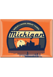 Michigan 3x4 Metal Magnet