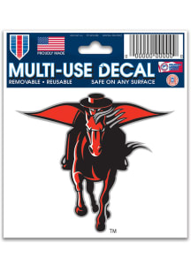 Texas Tech Red Raiders 3x4 Multi Use Auto Decal - Red