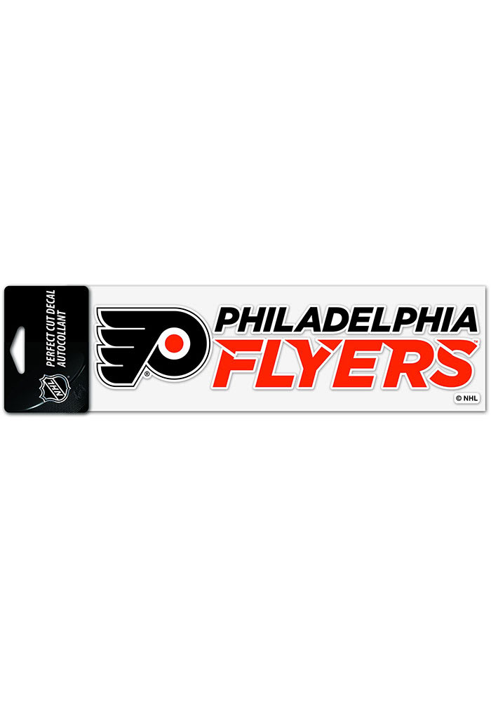 Philadelphia Flyers 3x10 Auto Decal - Orange