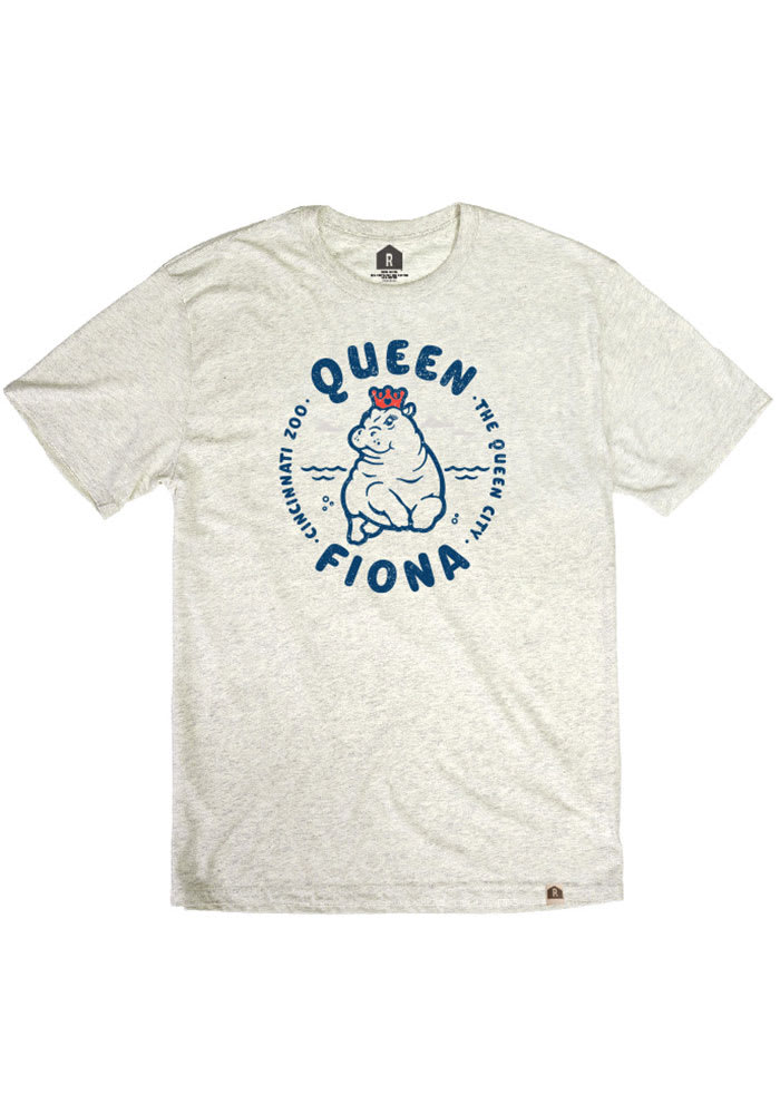 Fiona the Hippo Oatmeal Queen Short Sleeve T Shirt